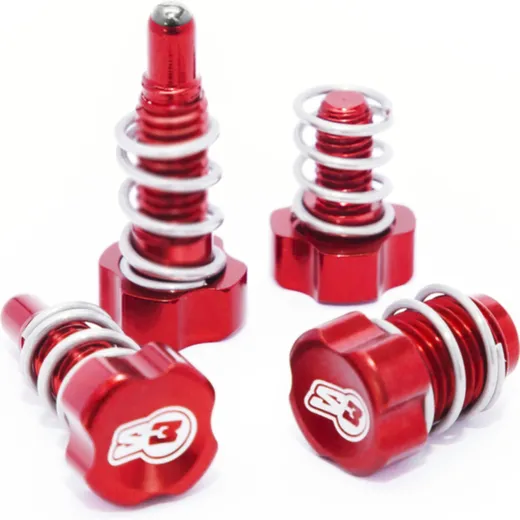 S3 Hebel-Stellschrauben rot Braktec/für: AJP