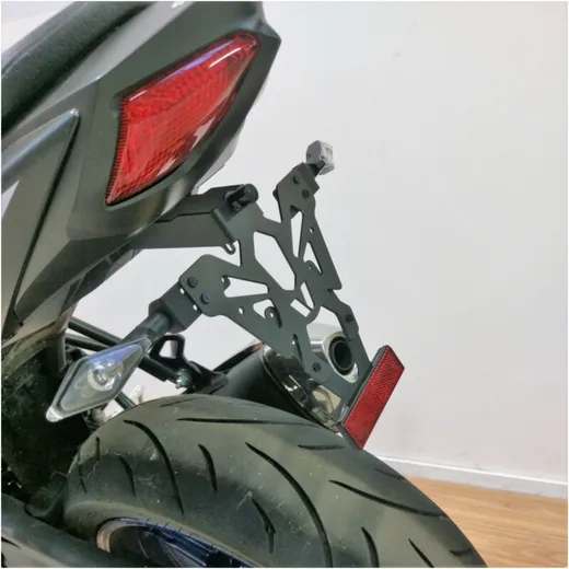 V PARTS Kennzeichenhalter schwarz für Suzuki SV650X
