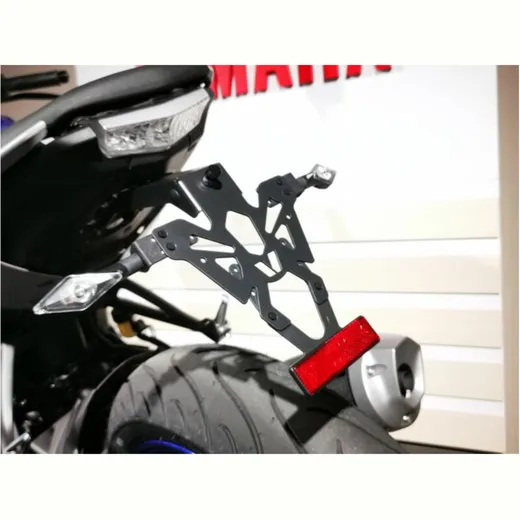 V PARTS Nummernschildhalter Schwarz für: Yamaha MT-125