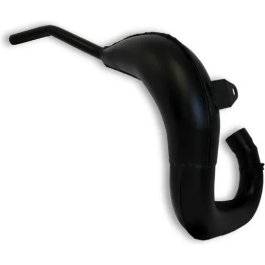 BIG ONE Vintage Expansionstopf Schwarz Stahl für Kawasaki KMX125