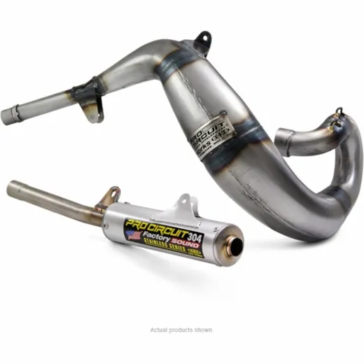 PRO CIRCUIT Full Exhaust System - Aluminium for: Honda CR250R