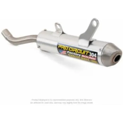 PRO CIRCUIT 304 Muffler Brushed Aluminum/Stainless Steel End Cap for: Yamaha YZ85 SY93080-SE