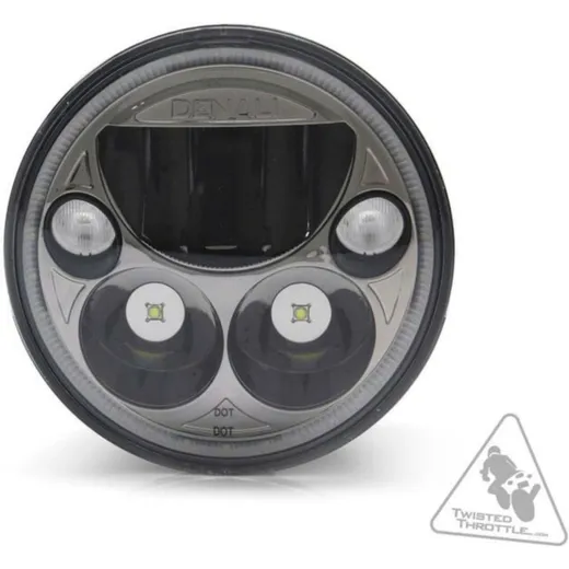 DENALI Scheinwerfer M5 LED Ø 145 mm schwarz Chrom