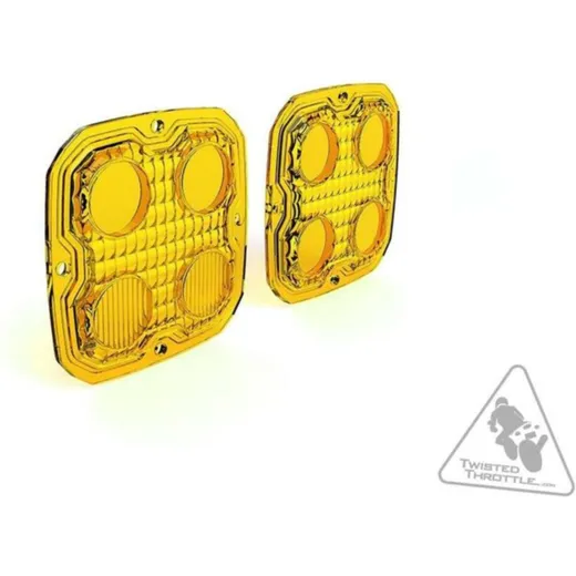 DENALI TriOptic Beleuchtungs-Kit gelb D4 Lichter für Honda, BMW, Ducati
