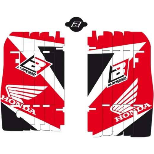 BLACKBIRD Radiator Louvers Graphic Kit Red for: Honda CRF250R for CRF250R