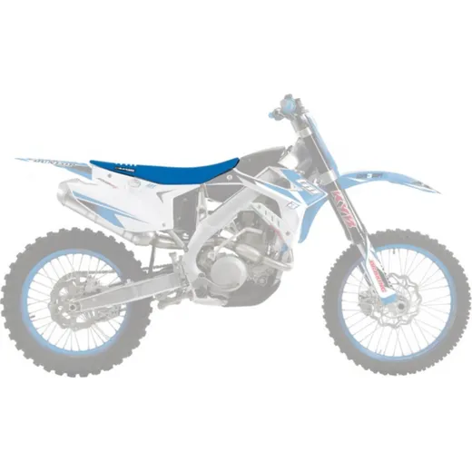 BLACKBIRD Double Grip 3 Sitzbankbezug blau/weiss TM für TM Racing EN125, EN144, EN250