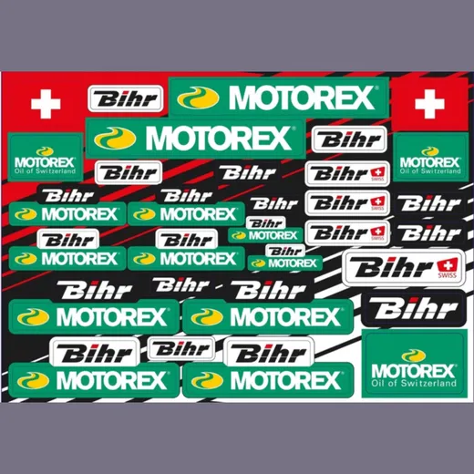 BLACKBIRD Motorex & Bihr Aufkleberbogen