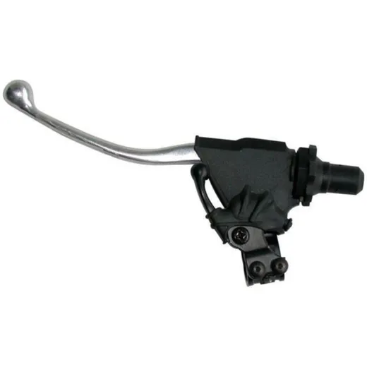 BIHR Clutch Lever + Perch w/ Hot Start Forged 4 Stroke Polished/Black Universal