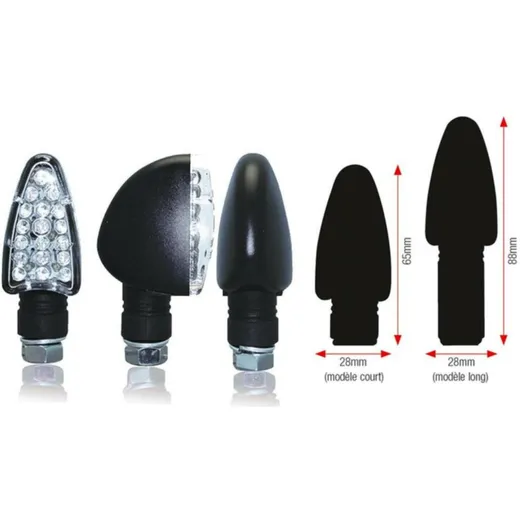 LED Blinker TRIANGLE 01-070SBK
