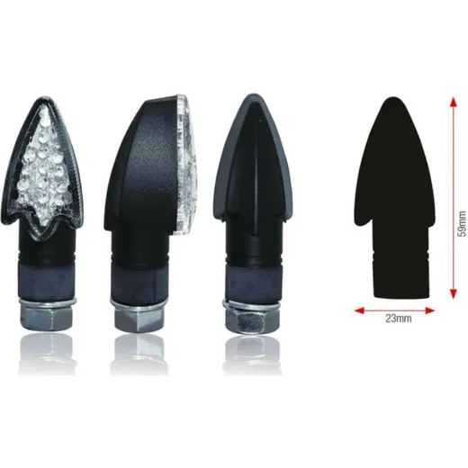 BIHR Darts LED Indicators Black Universal
