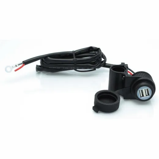 BIHR USB Plug w/ Handle Bar Mounting System 12V for Benelli TRK502 Yamaha TENERE700