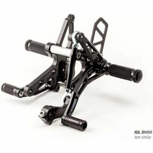 LSL Rearsets Black for: Kawasaki ZRX1200