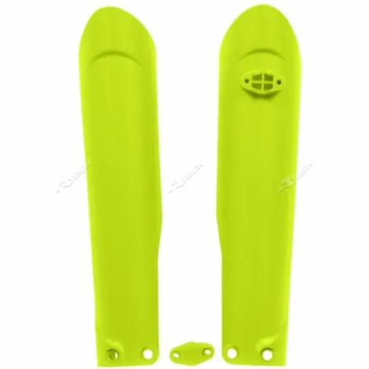 RACETECH Fork Guards - Neon Yellow for 125SX, 125XC-W, 150EXC