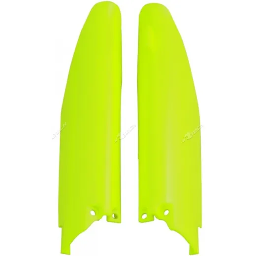 RACETECH Fork Guards - Neon Yellow for Suzuki RM-Z250, RM-Z450