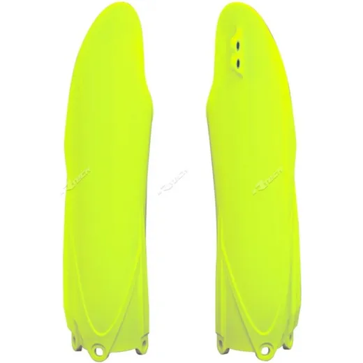 RACETECH Fork Guards - Neon Yellow for YZ250F, YZ450F