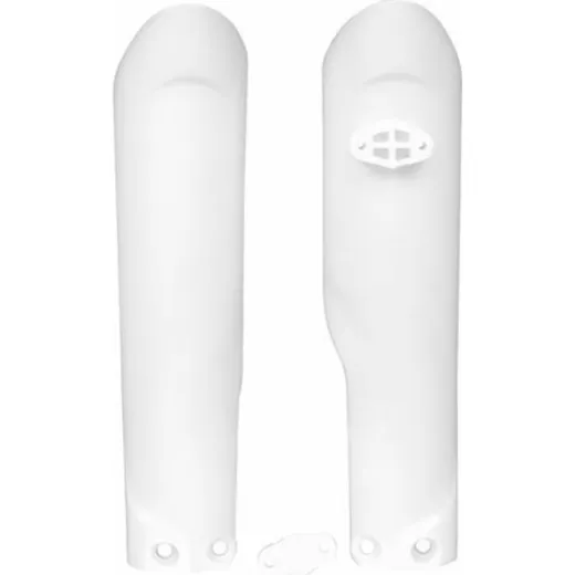 RACETECH Fork Guards - White for 85SX