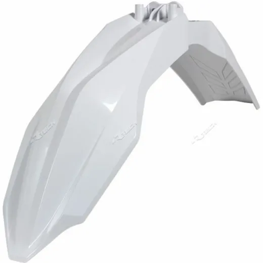 RACETECH Front Fender White for: Husqvarna for FC350, FC450, FE250