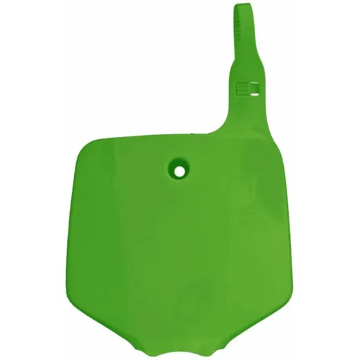 RACETECH Front Plate Green for: Kawasaki KX65