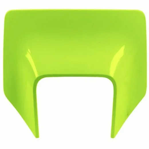 RACETECH Front Number Plate Neon Yellow for: Husqvarna TE/FE for FE250, FE350, FE450