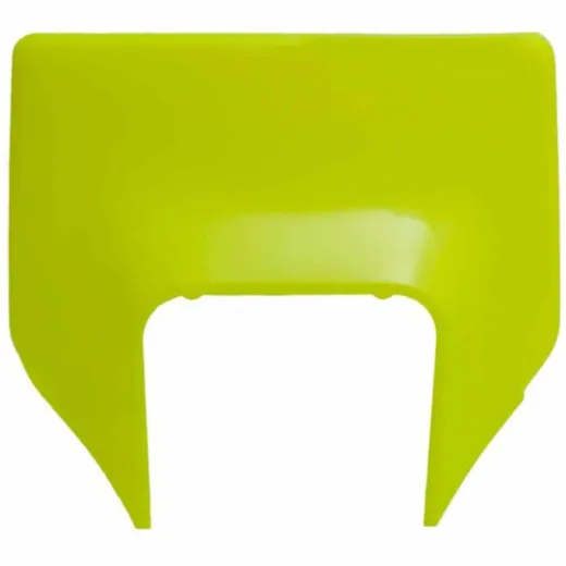 RACETECH Front Plate Neon Yellow for: Husqvarna for FE250, FE350, FE450