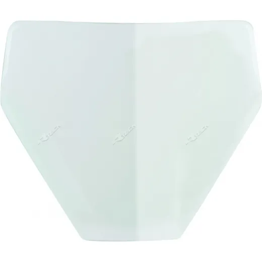 RACETECH Front Number Plate White for: Husqvarna FC/FE 250/350/450 for FC250, FC350, FC450