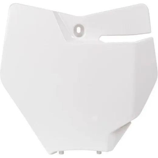 RACETECH Front Number Plate White for: KTM for 125SX, 250SX, 250SX-F R-TBKTMBN0016