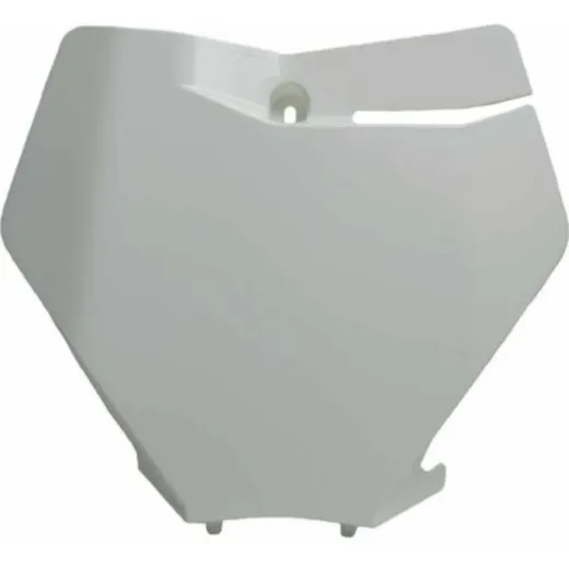 RACETECH Front Number Plate White for: KTM SX/SX-F for 125SX, 150SX, 250SX