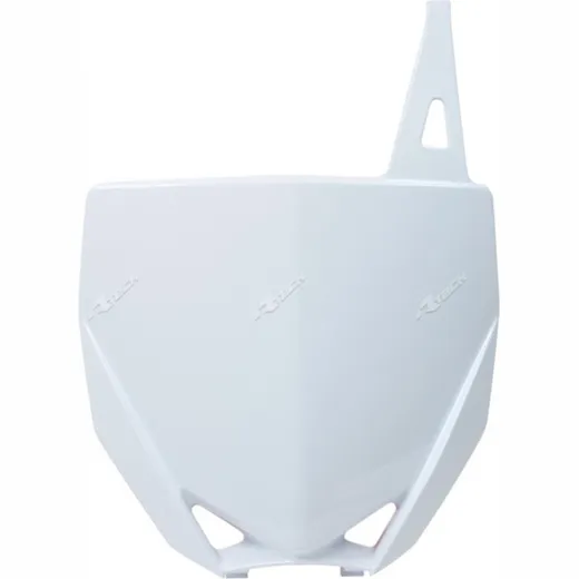RACETECH Front Number Plate White for: Yamaha YZ85
