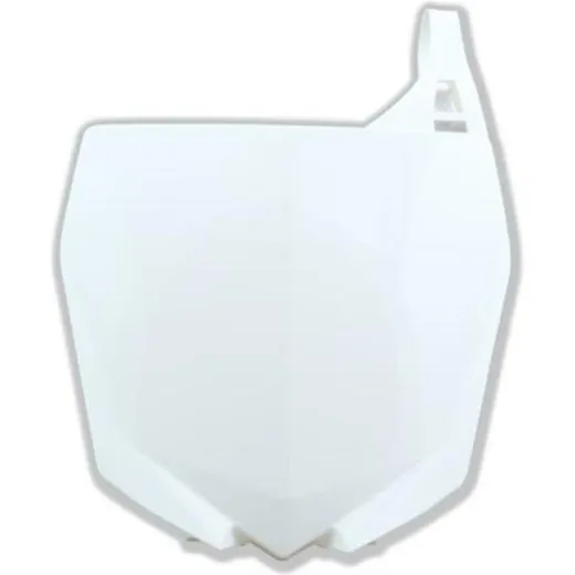RACETECH Front Number Plate for: Husqvarna White Yamaha for Yamaha TT-R125, YZ125, YZ250