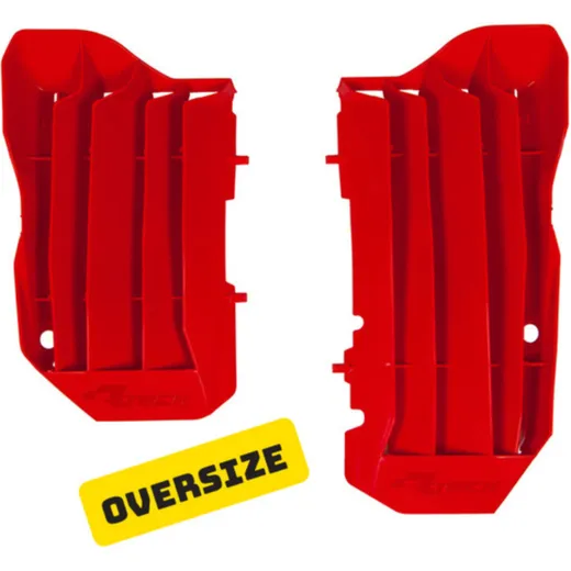 RACETECH Oversize Kühlergitter rot für: Honda CRF450R/450RX