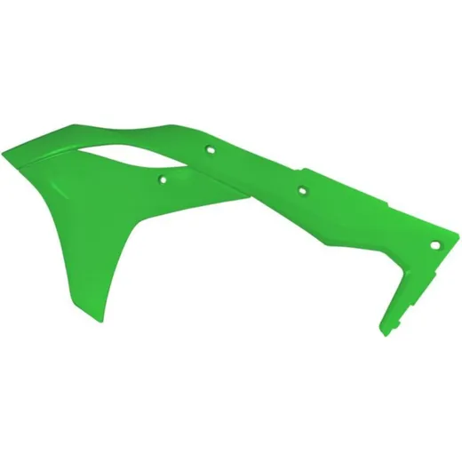 RACETECH Radiator Covers Green for: Kawasaki KX250F
