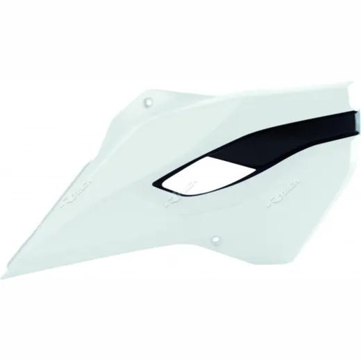 RACETECH Radiator Covers White/Black for: Husqvarna FC/FE 250/350/450 for FC250, FC350, FC450