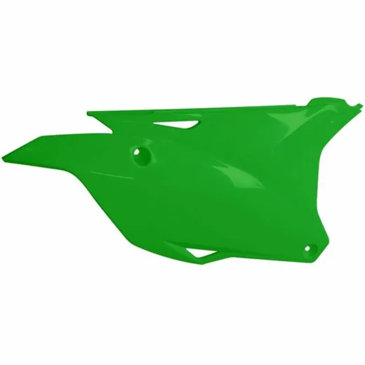 RACETECH Side Panels Green for Kawasaki KX100, KX85