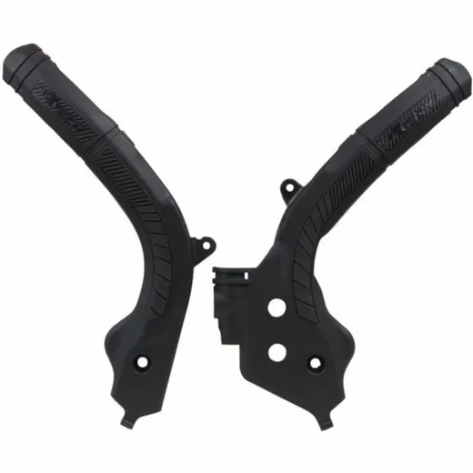 RACETECH Bi-material Frame Guard Black R-PRTKTMNR001