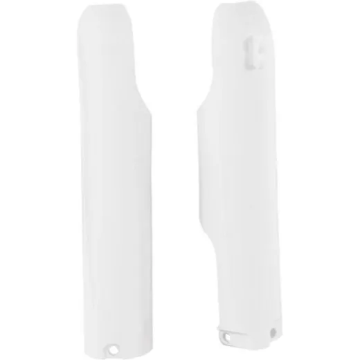 RACETECH Fork Guards - White for Yamaha WR250, WR450F, YZ125