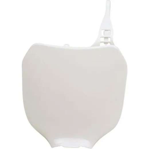 RACETECH Front Number Plate White for: Yamaha for Yamaha YZ125, YZ250, YZ250F