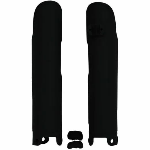 RACETECH Fork Guards - Black for KTM 125EXC, 125SX, 125SXS FC450, FC550, FE390