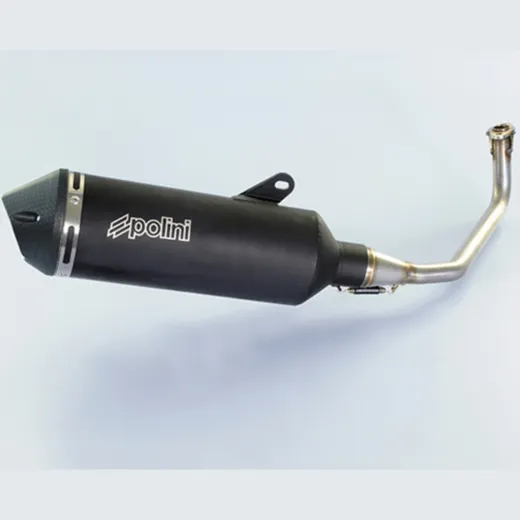POLINI Maxi-Scooter Full Exhaust System - Black Aluminium Honda