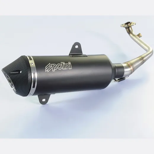 POLINI Original Full Exhaust System - Steel Black SYM JoyMax 125 for GTS125I4T