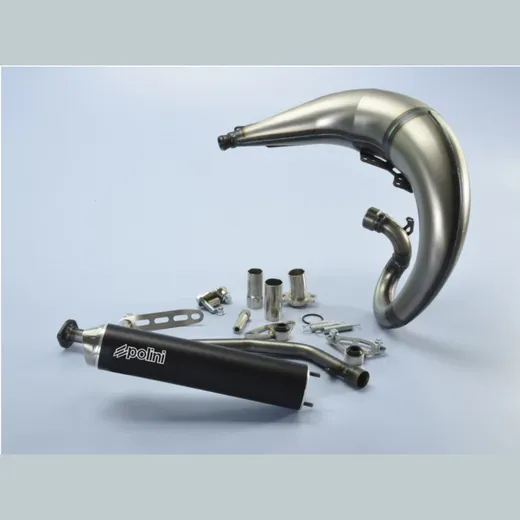 POLINI Race Full Exhaust System - Black Aluminium Sherco for SE50, SM50