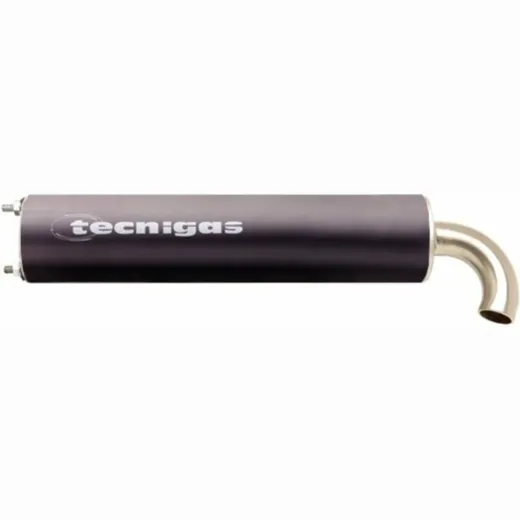 TECNIGAS SCHALLDÄMPFER TREK SCHWARZ/ALU 2-TAKTER
