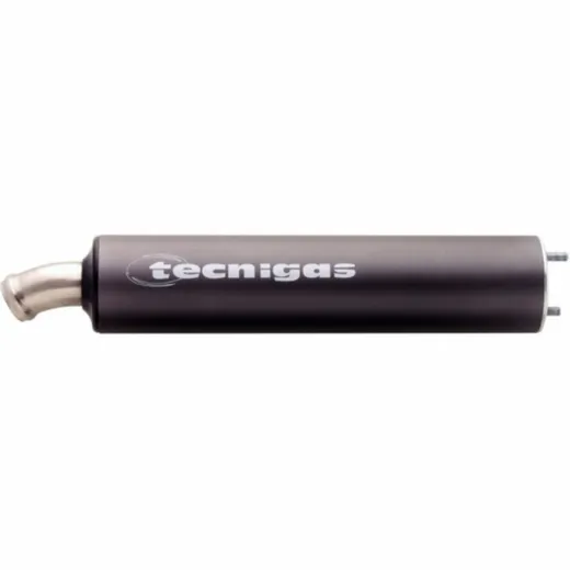 TECNIGAS SCHALLDÄMPFER E-BOX SCHWARZ/ALU 2-TAKTER