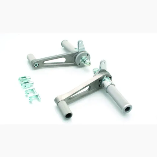 BIHR Universal Ø12mm Foldable Steel Footpegs Set