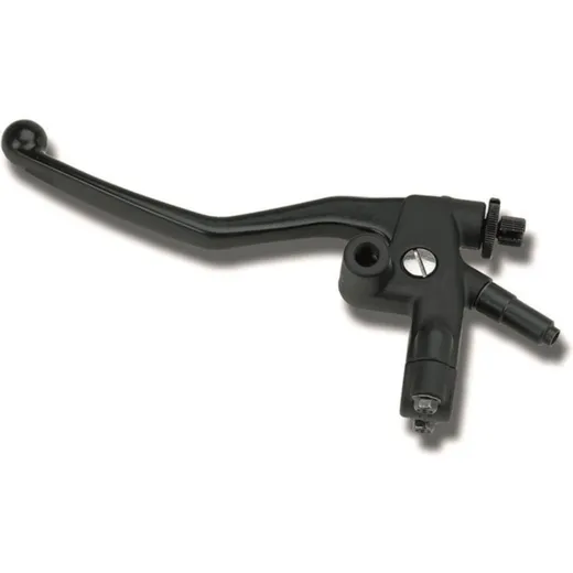 DOMINO Complete Clutch Lever Brake light Contact + Mirror Support Black