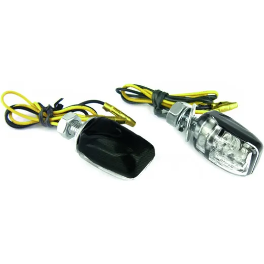 BIHR Micro 6 LED Indicators Carbon Universal