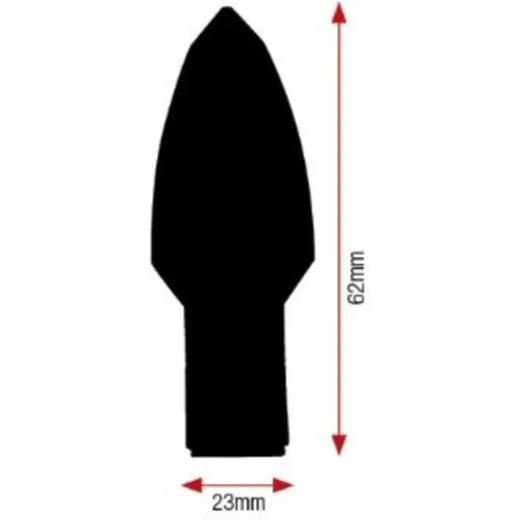 V PARTS Spear LED Indicators Black Universal