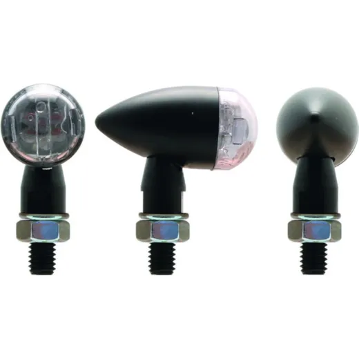 V PARTS Shell XS LED Indicators Black Universal