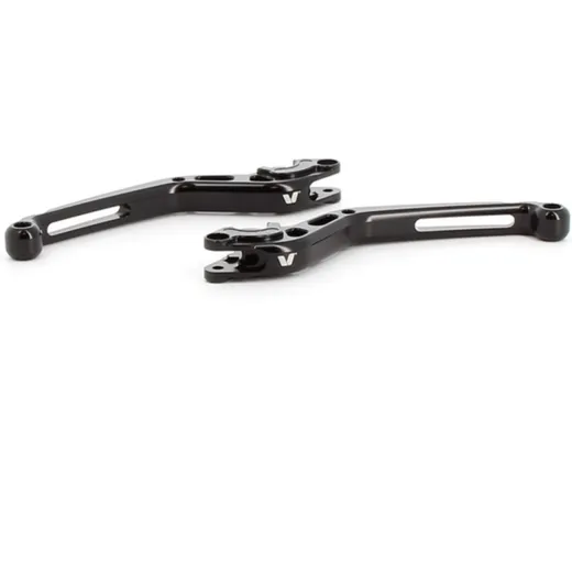 V-PARTS Standard Levers 175mm CNC Black by Pair