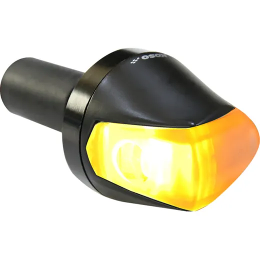 KOSO Knight LED Blinker mattschwarz/grau universell einzeln