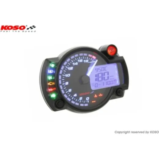 Multifunction meter Koso RX2N+ universal GP Style